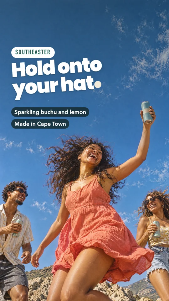 Southeaster story ad for Customer A, Hold onto your hat.