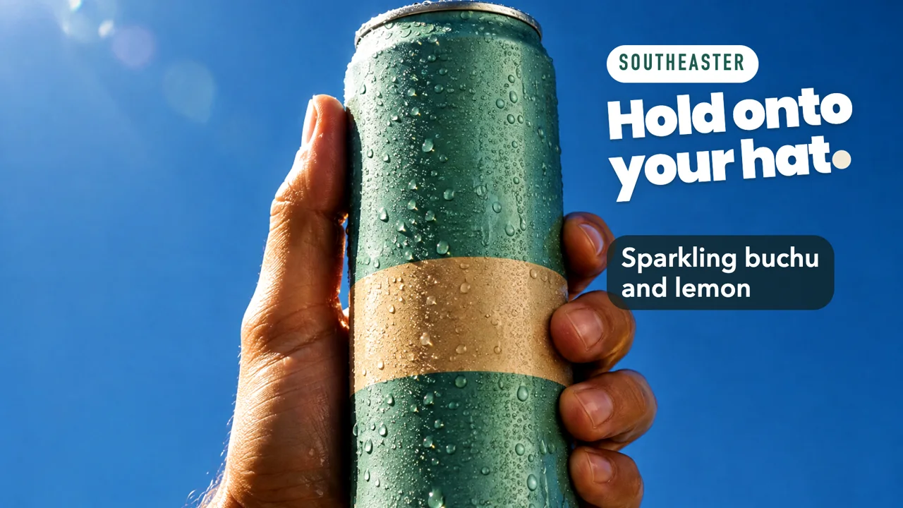 Southeaster wide ad for Customer A, Hold onto your hat.