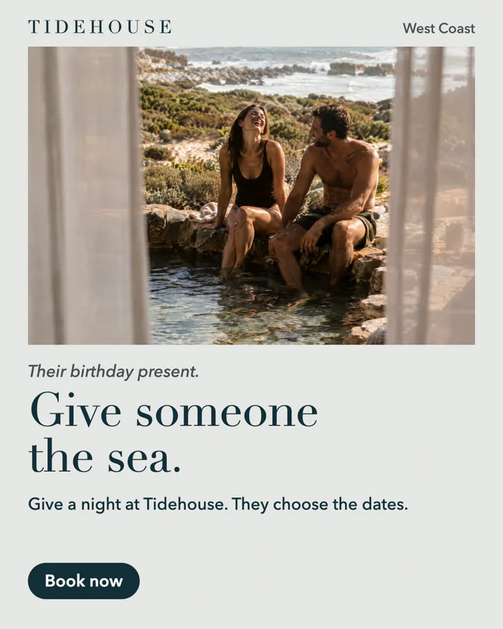 Tidehouse feed ad for Customer B, Give someone the sea.