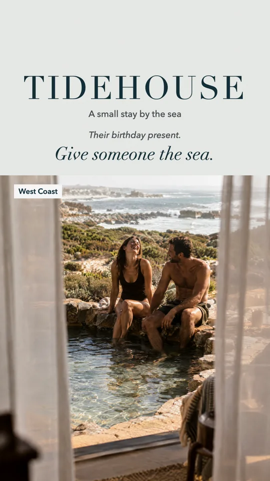 Tidehouse story ad for Customer B, Give someone the sea.
