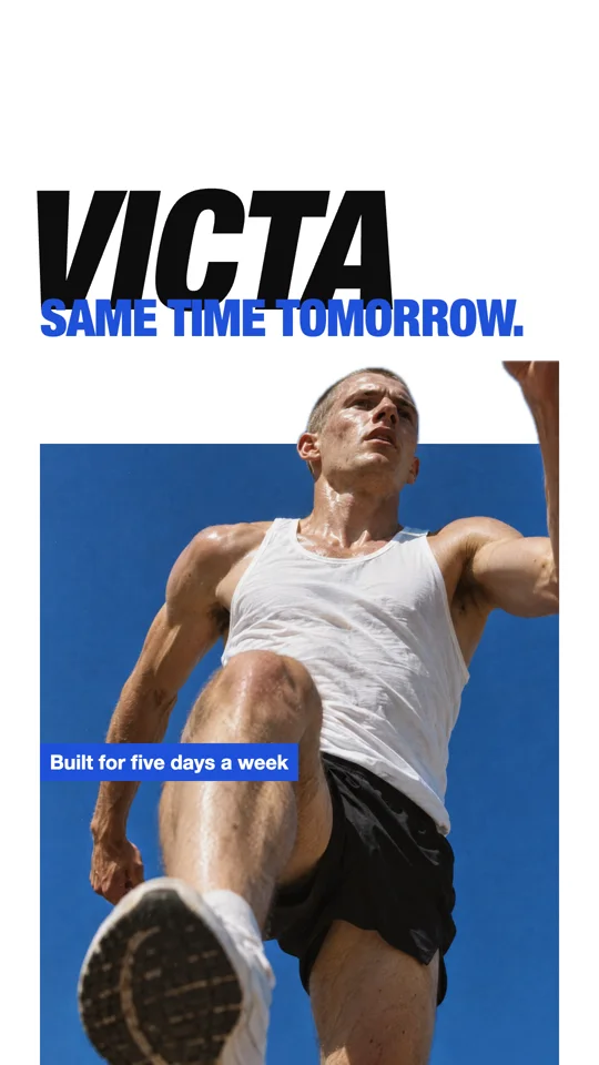 Victa Reels ad for Customer B, Same time tomorrow.