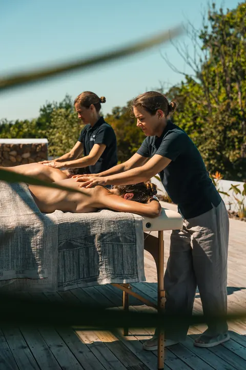 Couples massage at De Wildeveldt, still 3